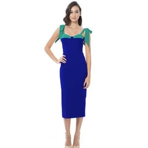 𝅺Georgy colorblock midi dress